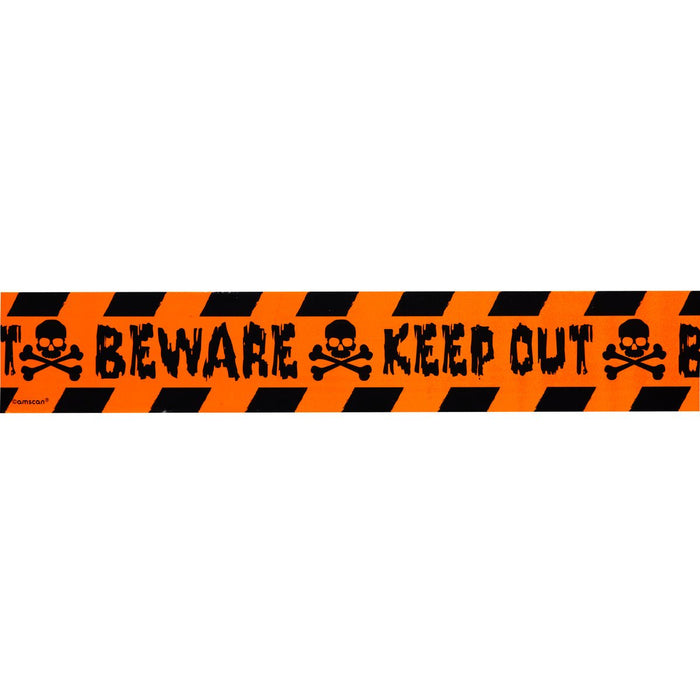 Halloween Beware Keep Out Tape | 1ct - Zurchers