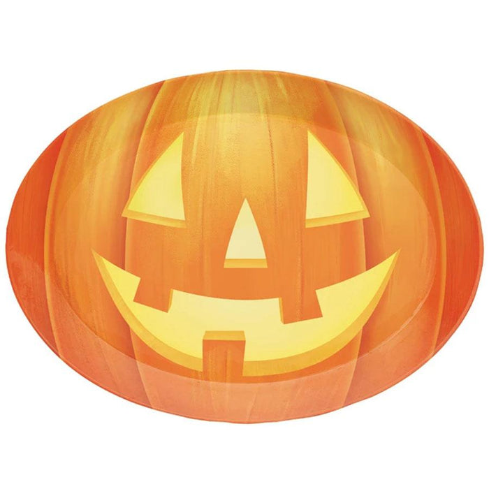Pumpkin Halloween Plastic Tray, 14" | 1ct - Zurchers