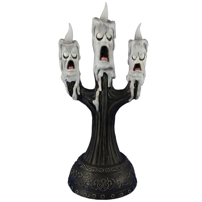 Ghost Candle With Faces Animated Prop 15" | 1 ct - Zurchers