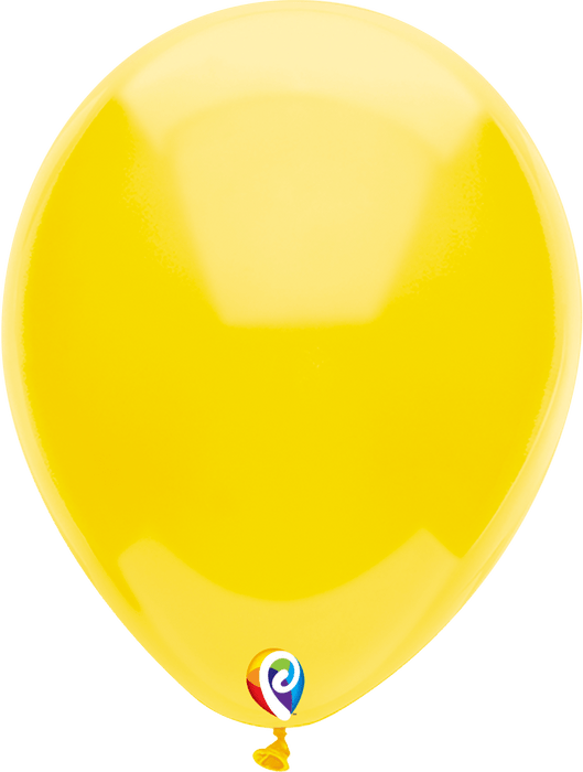 7" Latex Balloon Pack, Yellow | 50 ct - Zurchers