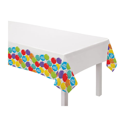 Birthday Celebration Plastic Tablecover 54" x 84" | 3 ct - Zurchers