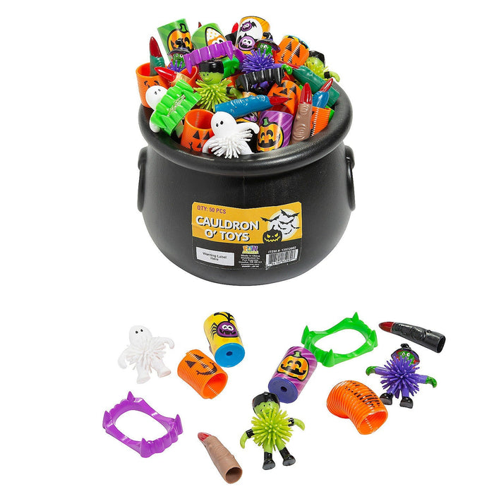 Halloween Cauldrons O’ Toys | 50 pcs - Zurchers