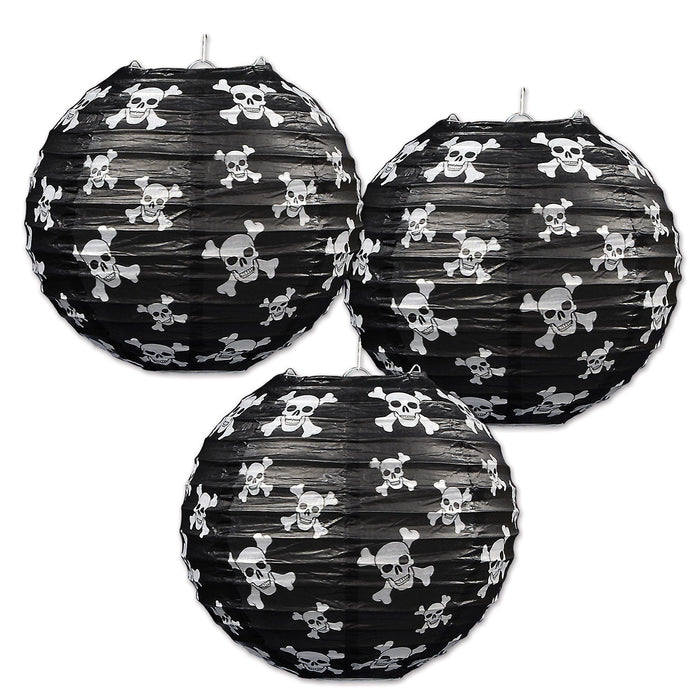 16in Jolly Roger Paper Lantern | 1 ct - Zurchers