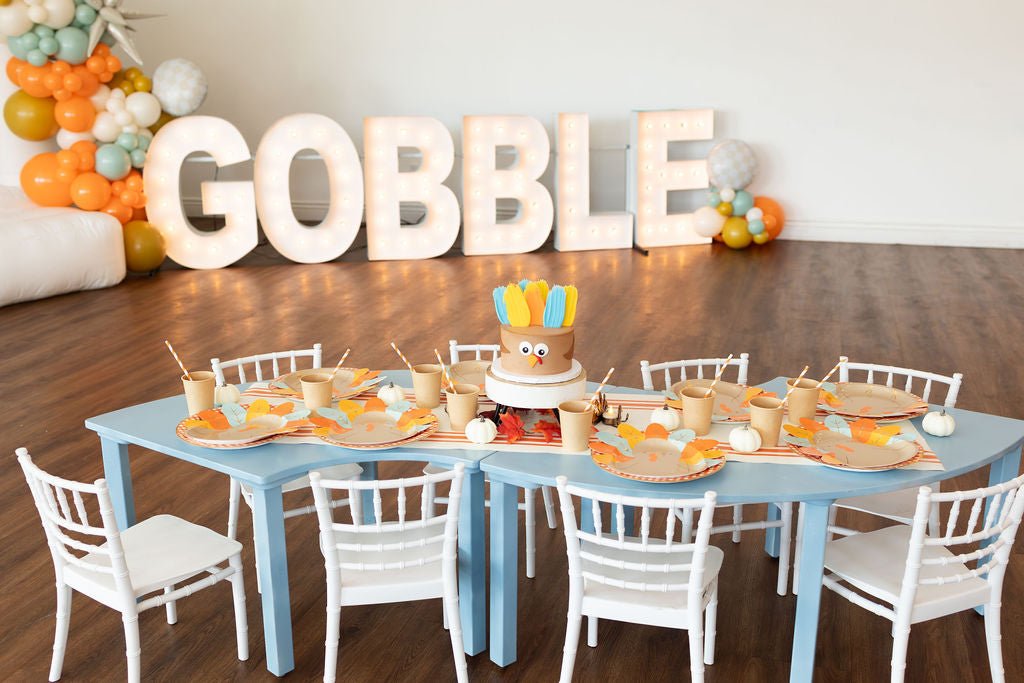 Gobble Gobble - Thanksgiving Dinner Set Up - Zurchers
