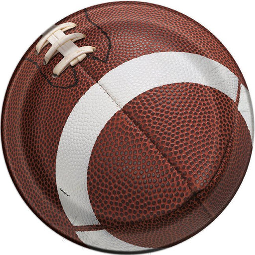 Football Party Round Plate 7" | 8 ct - Zurchers