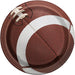 Football Party Round Plate 9" | 8 ct - Zurchers