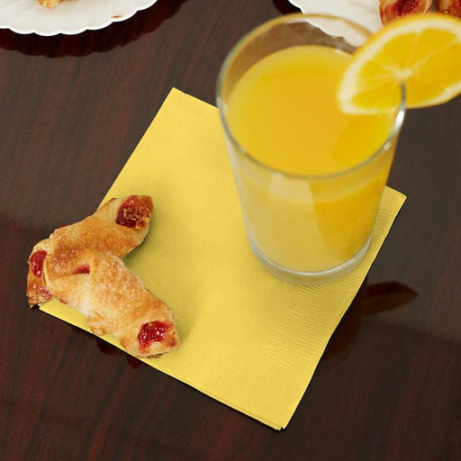 Light Yellow Beverage Napkins | 50ct - Zurchers