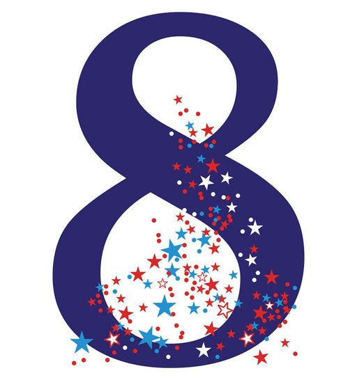 Number 8 Lifesize Standup *Made to order - please allow 10 - 14 days for processing* - Zurchers