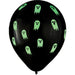 Halloween Ghost Glow Latex Balloons 12" | 15ct - Zurchers