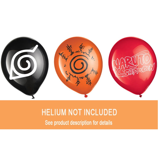 12" Naruto Latex Balloon Pack | 6 ct - Zurchers