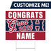 A Herriman High School Custom Grad Yard Sign 24" x 18".