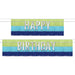 Modern Birthday Fringe Banners | 4 pcs - Zurchers