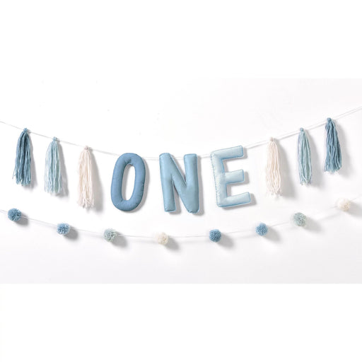 Little Mister One - derful First Birthday Plush Banner Kit | 2 pcs - Zurchers