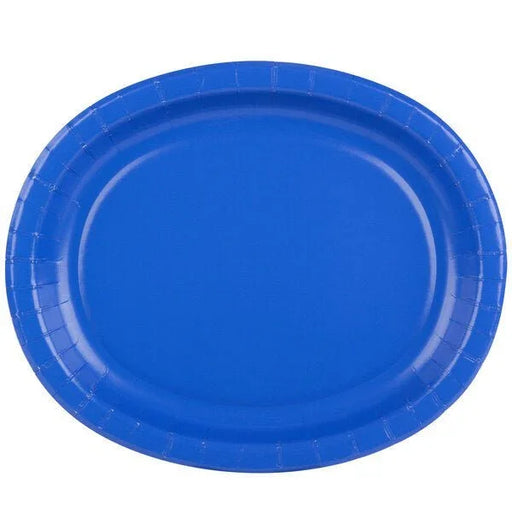 Cobalt Blue Oval Platter 12" | 8 ct - Zurchers