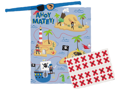 Ahoy Pirate Pin The X On The Pirate Map Game | 1 set - Zurchers