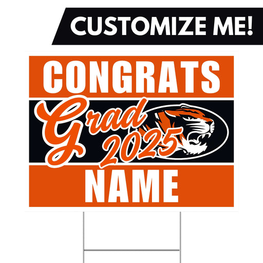 Jerome High School Custom Grad Yard Sign 24" x 18"