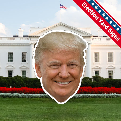 Trump Big Head Yard Sign 30"x 22" | 1 ct - Zurchers