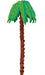 Luau Palm Tree 3 - D Hanging Decoration | 1 ct - Zurchers