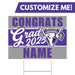 A 24" x 18" Lehi High School Custom Grad Yard Sign.