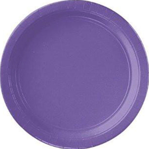 New Purple Dinner Paper Plates 10" | 20ct - Zurchers
