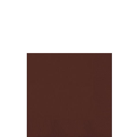 Chocolate Brown Beverage Napkins | 40ct - Zurchers