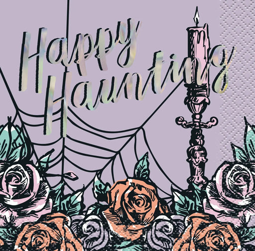 Happy Haunting Beverage Napkins | 16 ct - Zurchers