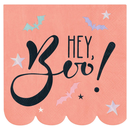 Hauntings Hey Boo Beverage Napkins | 16 ct - Zurchers