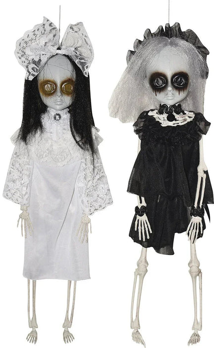 Black or White Dress Skeleton Doll 16" | 1 ct - Zurchers