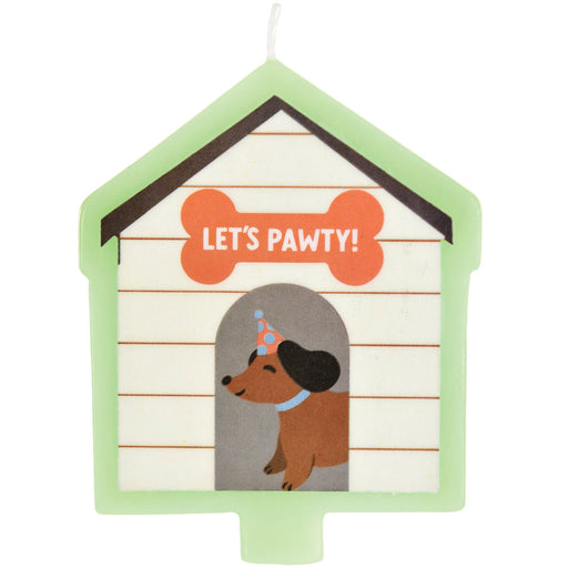 Pawsome Party 2D Printed Candle, 3.3" x 2.67" | 1 ct - Zurchers