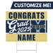 A 24" x 18" Middleton High School Custom Grad Yard Sign.