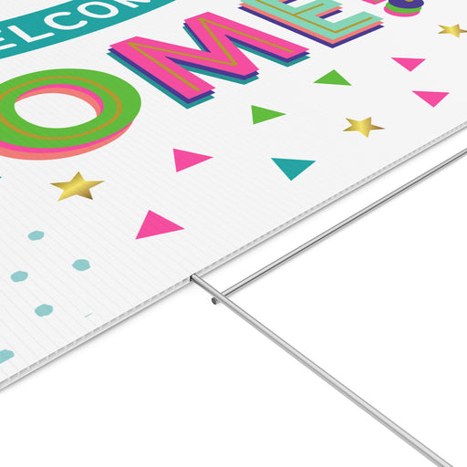 Welcome Home Yard Sign 24" x 18" | 1 ct - Zurchers