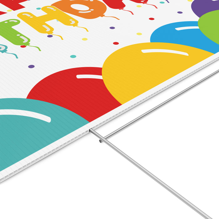 Birthday Celebration Yard Sign 24" x 18" | 1 ct - Zurchers