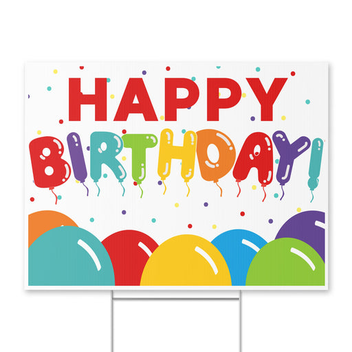 Birthday Celebration Yard Sign 24" x 18" | 1 ct - Zurchers