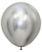 18" Sempertex Latex Balloon Pack, Reflex Silver | 15 ct - Zurchers