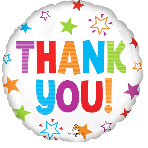 Thank You Stars Mylar Balloon 18" | 1ct - Zurchers