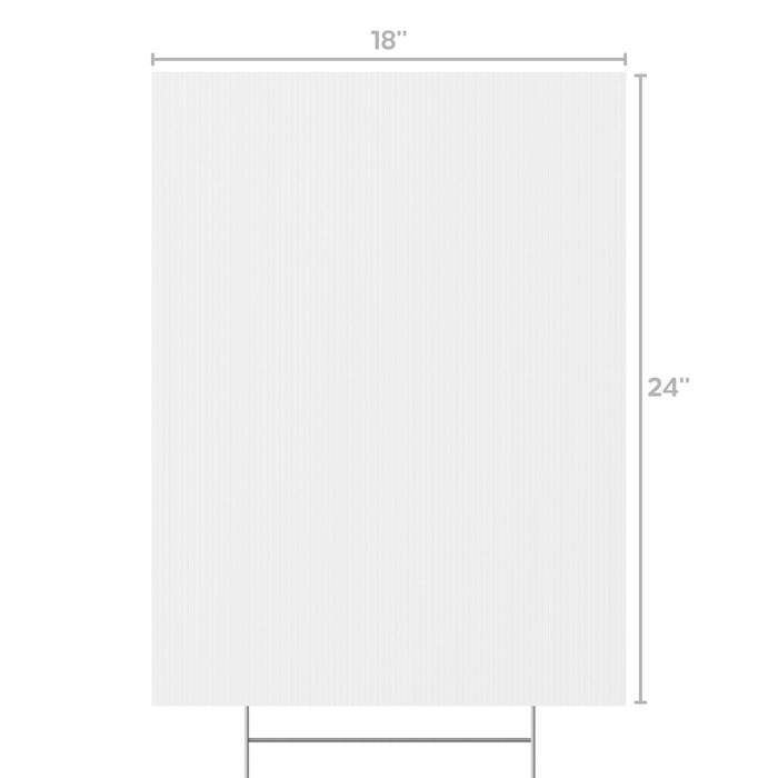 Custom Yard Sign With H Stake | 1 ct - Zurchers