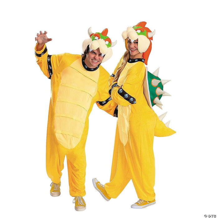 Adults Super Mario Bros™ Bowser Hooded Jumpsuit Costume – XS/Small | 1ct - Zurchers