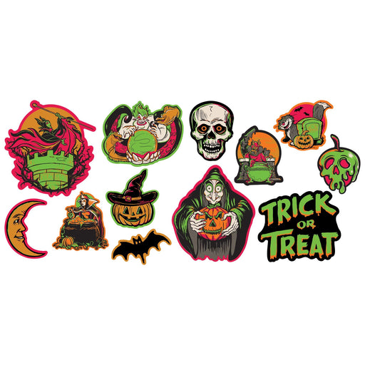 Halloween Disney Villains Cutouts | 12pc - Zurchers
