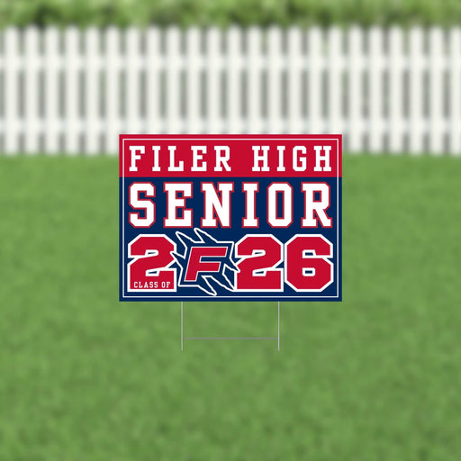 Filer ID 2026 Senior Yard Sign | 1ct - Zurchers