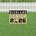 Highland UT 2026 Senior Yard Sign | 1ct - Zurchers