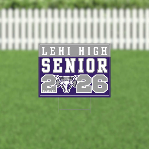 Lehi UT 2026 Senior Yard Sign | 1ct - Zurchers