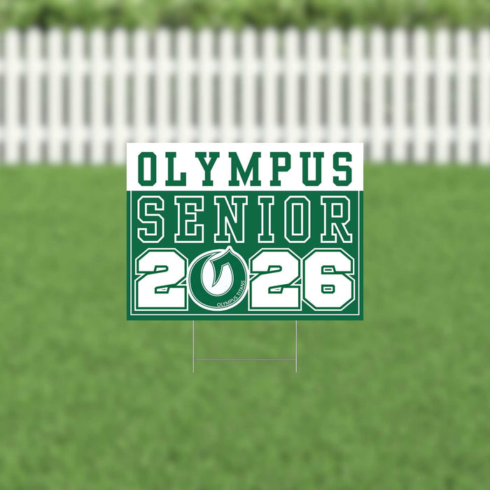 Olympus UT 2026 Senior Yard Sign | 1ct - Zurchers