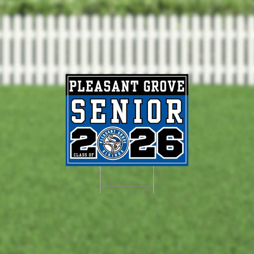 Pleasant Grove UT 2026 Senior Yard Sign | 1ct - Zurchers