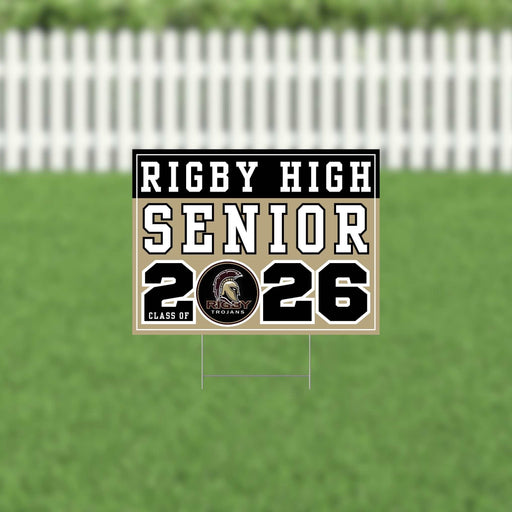 Rigby ID 2026 Senior Yard Sign | 1ct - Zurchers