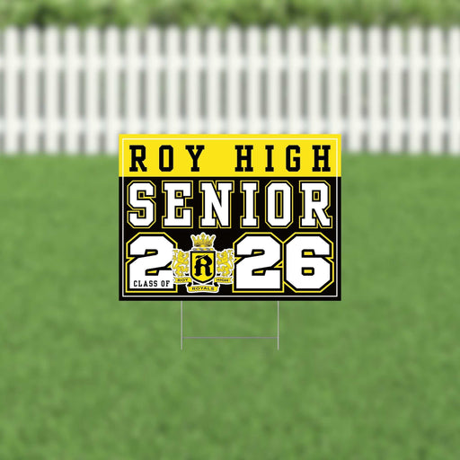 Roy UT 2026 Senior Yard Sign | 1ct - Zurchers