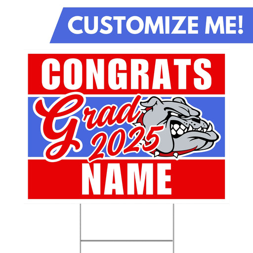 A 24" x 18" Nampa High School Custom Grad Yard Sign.