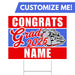 A 24" x 18" Nampa High School Custom Grad Yard Sign.