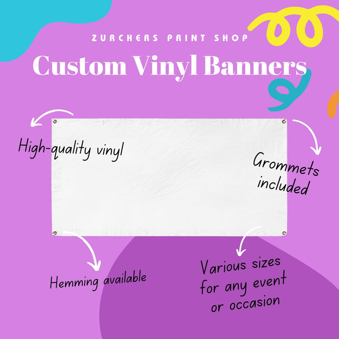 Custom Vinyl Banner | 1 ct - Zurchers