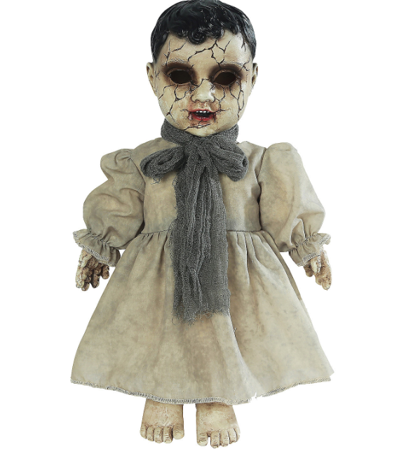 16" Animated Forgotten Doll on Hanging Display Card | 1ct