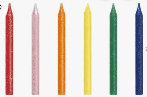Bright Glitter Birthday Candles | 20ct - Zurchers